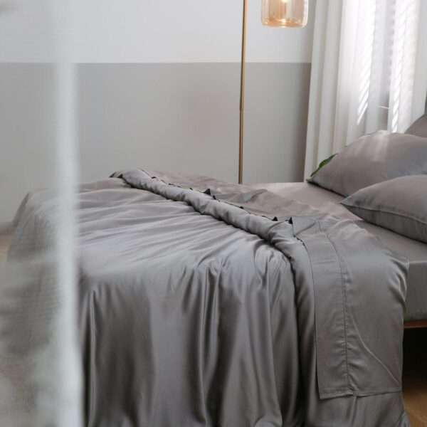 Grey bamboo sheets Nest by Nature